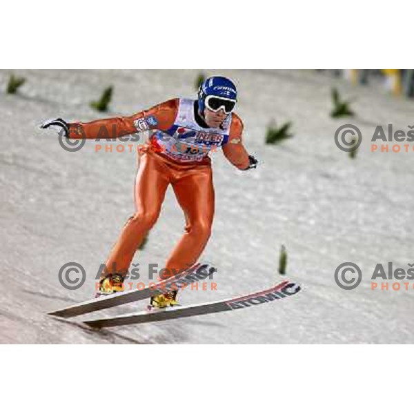Matti Hautameaki at team ski-jumping competition at FIS Nordic World SKI Championships 2007 in Sapporo, Japan