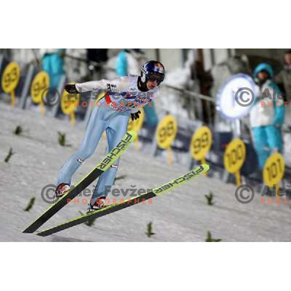 Gregor Schlierenzauer at team ski-jumping competition at FIS Nordic World SKI Championships 2007 in Sapporo, Japan