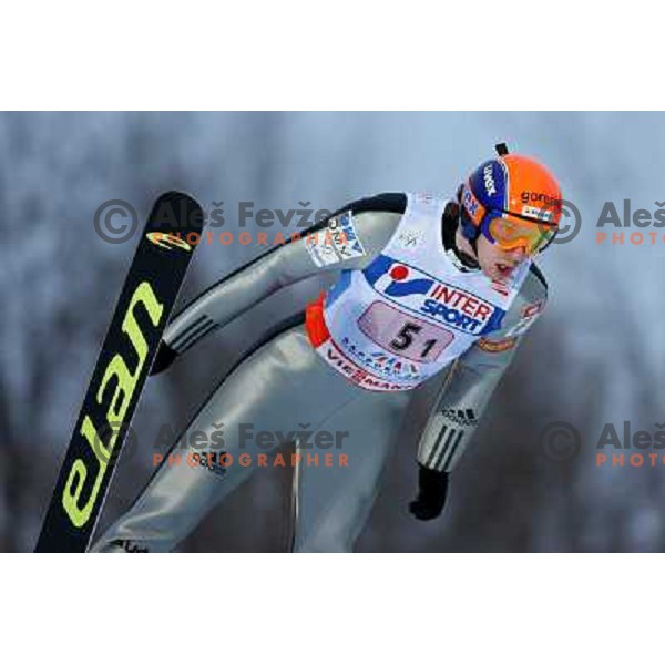 Primoz Pikl at team ski-jumping competition at FIS Nordic World SKI Championships 2007 in Sapporo, Japan