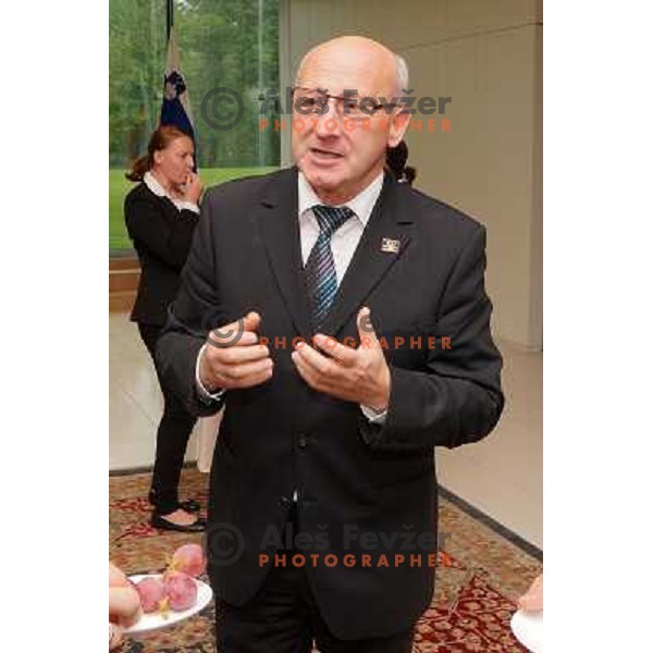 Bogdan Gabrovec during meeting at Congres centre Brdo pri Kranju, Slovenia on May 23, 2013 