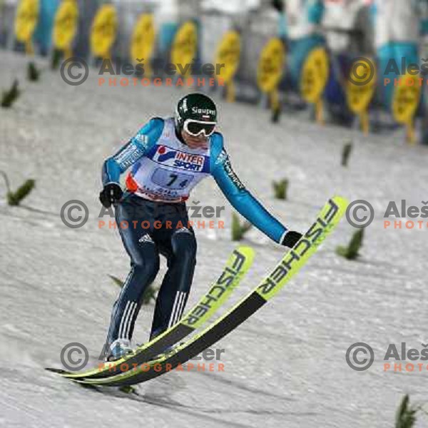 Dmitry Vassiliev at team ski-jumping competition at FIS Nordic World SKI Championships 2007 in Sapporo, Japan
