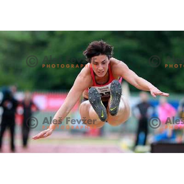 Ivana Spanovic of Serbia competes at 18. International Athletics Meeting in Velenje, Slovenia on June 4, 2013 