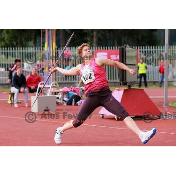 Martina Ratej of Slovenia competes at 18. International Athletics Meeting in Velenje, Slovenia on June 4, 2013 
