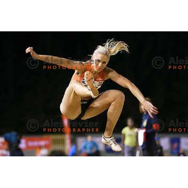 Snezana Rodic of Slovenia competes at 18. International Athletics Meeting in Velenje, Slovenia on June 4, 2013 