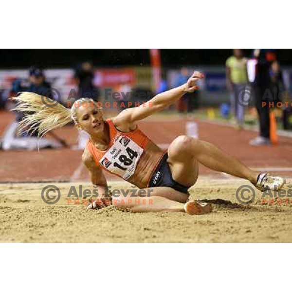 Snezana Rodic of Slovenia competes at 18. International Athletics Meeting in Velenje, Slovenia on June 4, 2013 