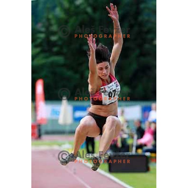 Ivana Spanovic of Serbia competes at 18. International Athletics Meeting in Velenje, Slovenia on June 4, 2013 