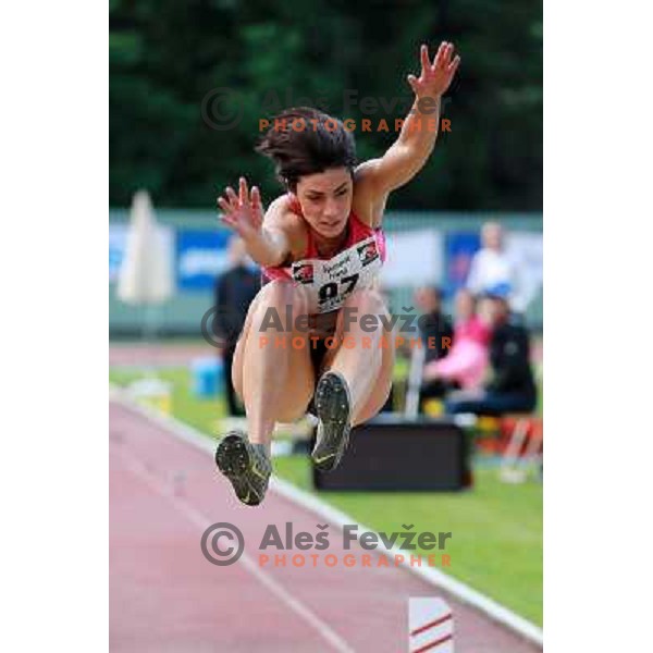 Ivana Spanovic of Serbia competes at 18. International Athletics Meeting in Velenje, Slovenia on June 4, 2013 