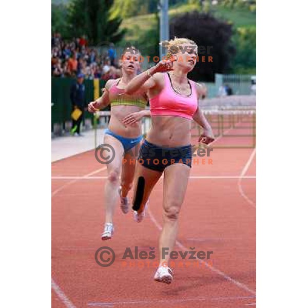 Marina Tomic of Slovenia competes at 18. International Athletics Meeting in Velenje, Slovenia on June 4, 2013 