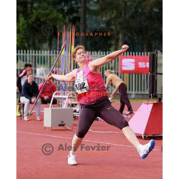 Martina Ratej of Slovenia competes at 18. International Athletics Meeting in Velenje, Slovenia on June 4, 2013 