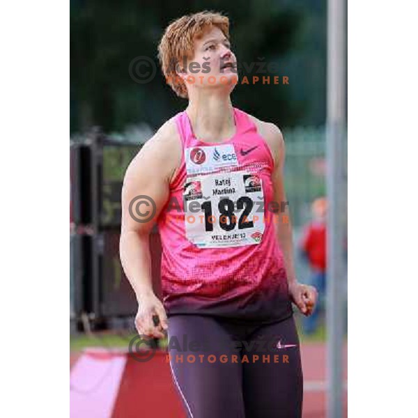 Martina Ratej of Slovenia competes at 18. International Athletics Meeting in Velenje, Slovenia on June 4, 2013 