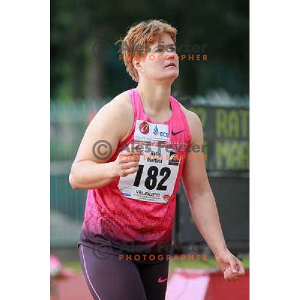 Martina Ratej of Slovenia competes at 18. International Athletics Meeting in Velenje, Slovenia on June 4, 2013 