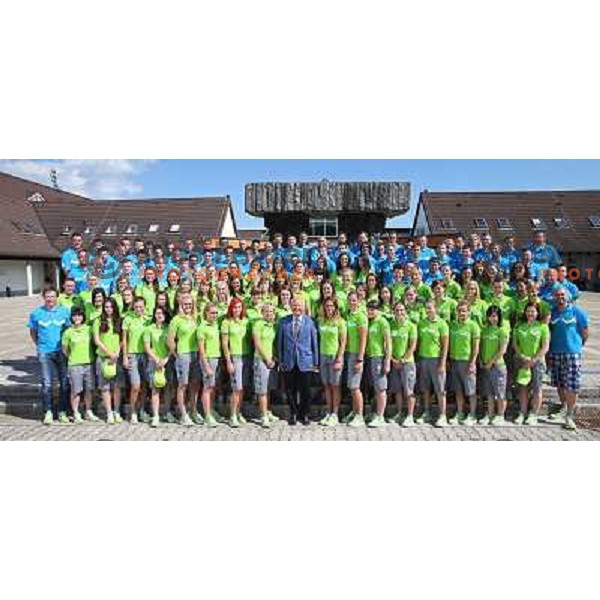 Slovenia team for Mersin 2013 Meditaranean games in Turkey during official presentation in Terme Zrece, Slovenia on June 12, 2013
