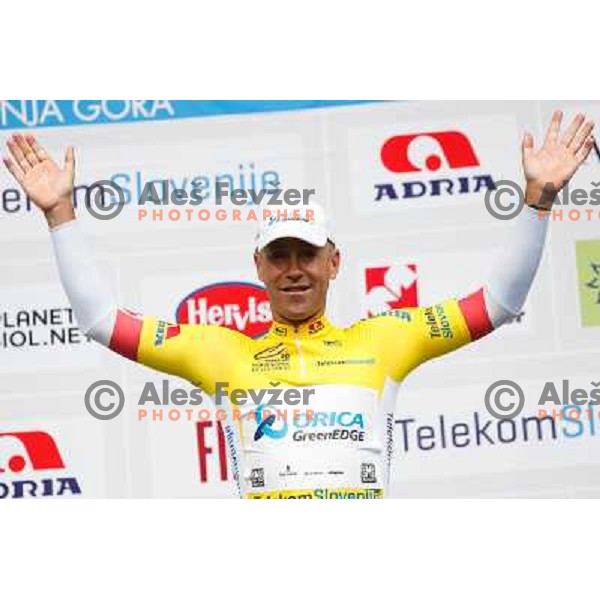  Svein Tuft of Canada during time trial 8,8 km, 1st stage of Tour Of Slovenia in Ljubljana on June 13, 2013