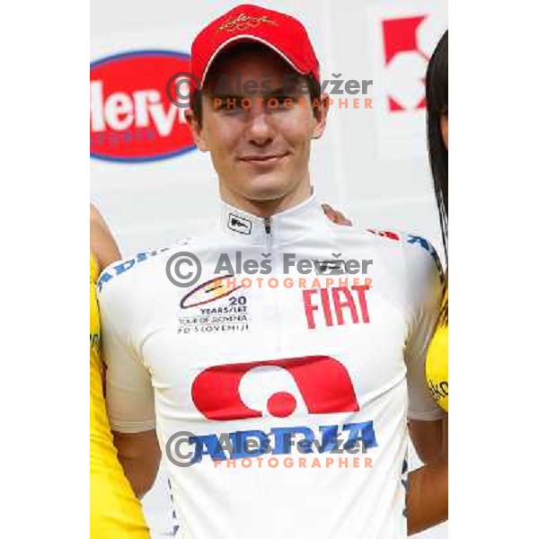 Jan Polanc of Slovenia during time trial 8,8 km, 1st stage of Tour Of Slovenia in Ljubljana on June 13, 2013 