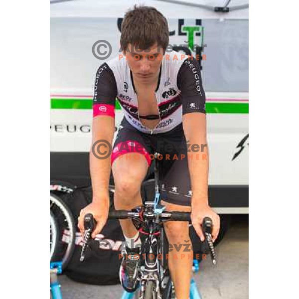 of Slovenia during time trial 8,8 km, 1st stage of Tour Of Slovenia in Ljubljana on June 13, 2013 