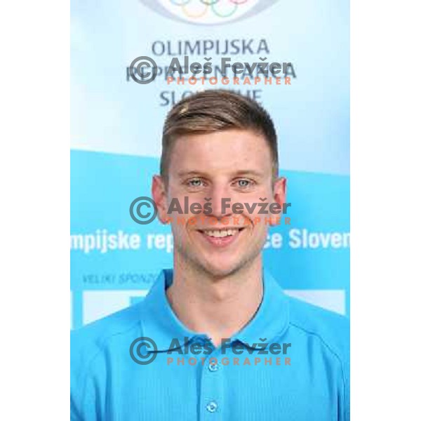 Robert Zbogar, member of Slovenia team for Mersin 2013 Mediteranean Games during official presentation in Terme Zrece, Slovenia on June 12, 2013 