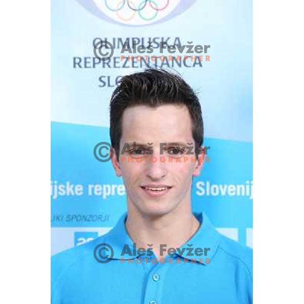 Martin Bau,member of Slovenia team for Mersin 2013 Mediteranean Games during official presentation in Terme Zrece, Slovenia on June 12, 2013 
