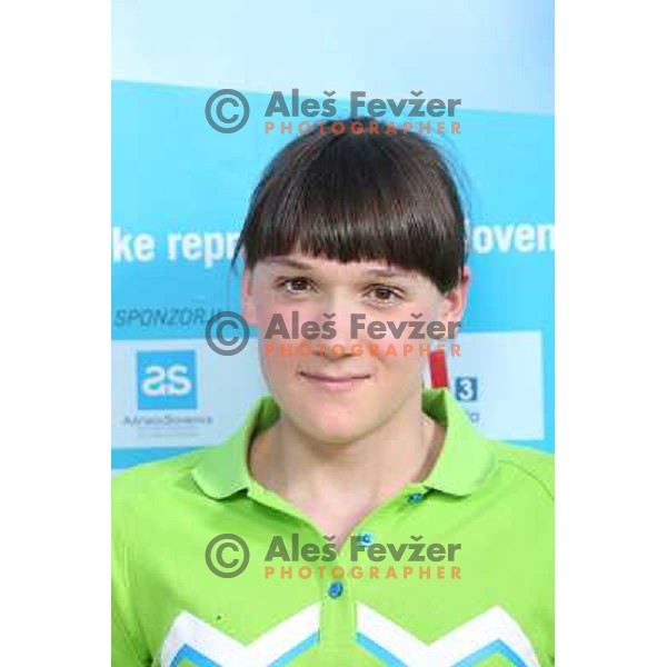 Neza marcun, member of Slovenia team for Mersin 2013 Mediteranean Games during official presentation in Terme Zrece, Slovenia on June 12, 2013 