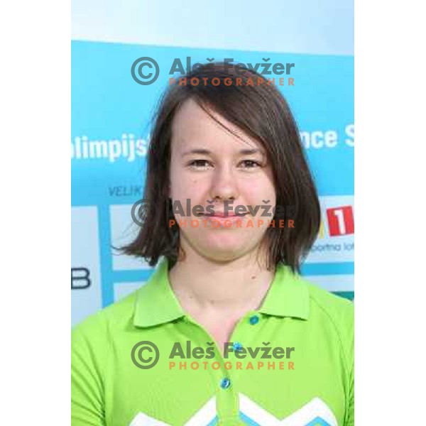 Tjasa Vozel,member of Slovenia team for Mersin 2013 Mediteranean Games during official presentation in Terme Zrece, Slovenia on June 12, 2013 