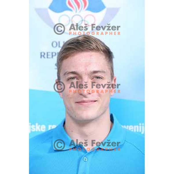 Ziga Cerkovnik,member of Slovenia team for Mersin 2013 Mediteranean Games during official presentation in Terme Zrece, Slovenia on June 12, 2013 