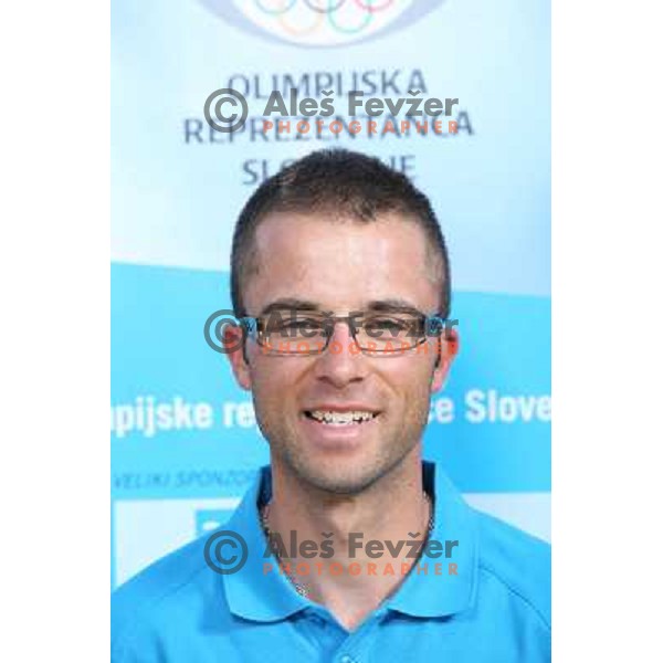 Rajko Hrvat,member of Slovenia team for Mersin 2013 Mediteranean Games during official presentation in Terme Zrece, Slovenia on June 12, 2013 