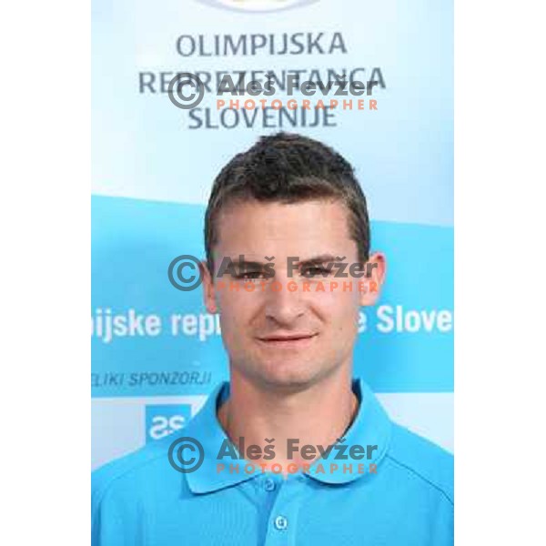Jure Grace,member of Slovenia team for Mersin 2013 Mediteranean Games during official presentation in Terme Zrece, Slovenia on June 12, 2013 