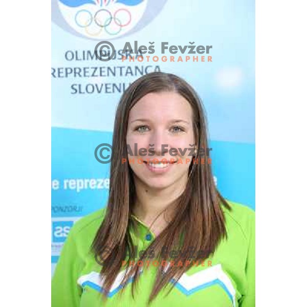 Ziva Recek,member of Slovenia team for Mersin 2013 Mediteranean Games during official presentation in Terme Zrece, Slovenia on June 12, 2013 