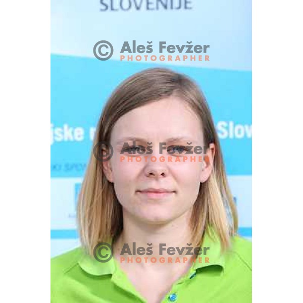 Meta Jerala,member of Slovenia team for Mersin 2013 Mediteranean Games during official presentation in Terme Zrece, Slovenia on June 12, 2013 