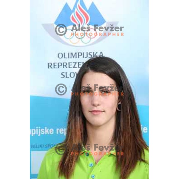 Sara Hutinski, member of Slovenia team for Mersin 2013 Mediteranean Games during official presentation in Terme Zrece, Slovenia on June 12, 2013 