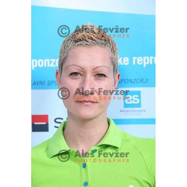 Ana Kokalj,member of Slovenia team for Mersin 2013 Mediteranean Games during official presentation in Terme Zrece, Slovenia on June 12, 2013 