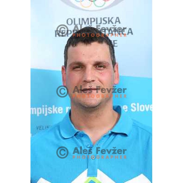 Matjaz Suster, member of Slovenia team for Mersin 2013 Mediteranean Games during official presentation in Terme Zrece, Slovenia on June 12, 2013 
