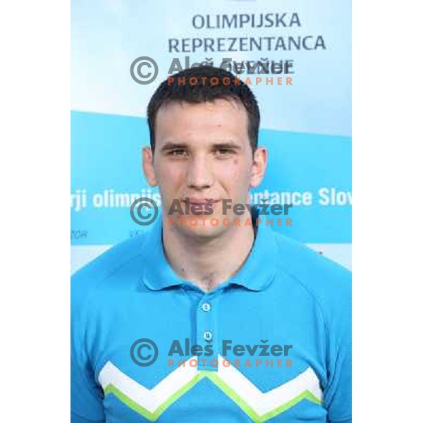 Dejan Sernek, member of Slovenia team for Mersin 2013 Mediteranean Games during official presentation in Terme Zrece, Slovenia on June 12, 2013 