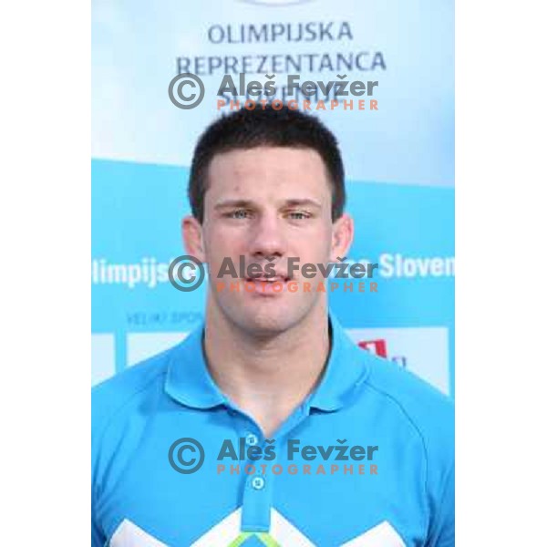 Jure Kuhar, member of Slovenia team for Mersin 2013 Mediteranean Games during official presentation in Terme Zrece, Slovenia on June 12, 2013 