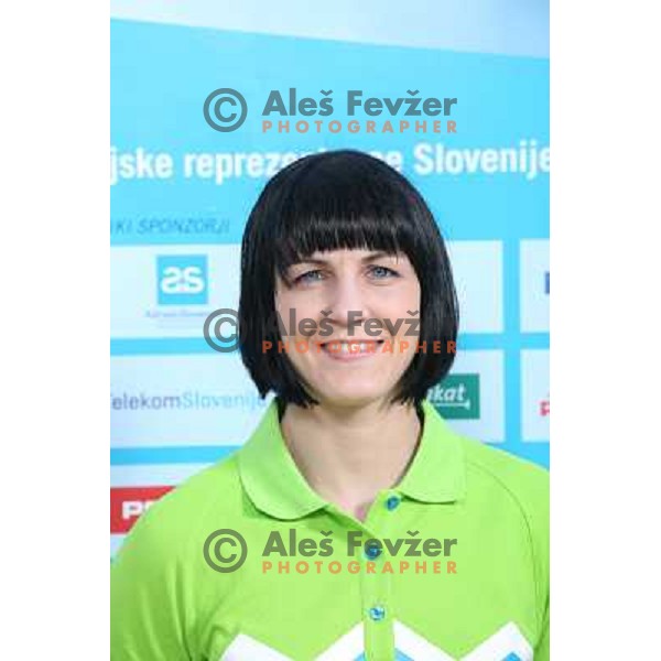 Petra Nareks, member of Slovenia team for Mersin 2013 Mediteranean Games during official presentation in Terme Zrece, Slovenia on June 12, 2013 