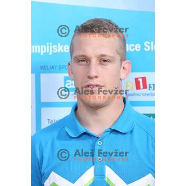 Marko Prodan, member of Slovenia team for Mersin 2013 Mediteranean Games during official presentation in Terme Zrece, Slovenia on June 12, 2013 