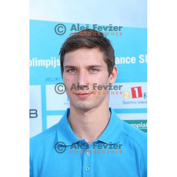 Andraz Jereb, member of Slovenia team for Mersin 2013 Mediteranean Games during official presentation in Terme Zrece, Slovenia on June 12, 2013 