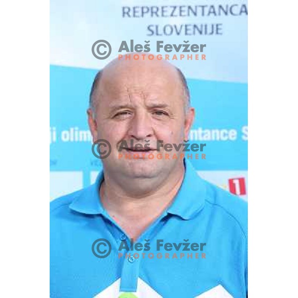 Franc Spes, member of Slovenia team for Mersin 2013 Mediteranean Games during official presentation in Terme Zrece, Slovenia on June 12, 2013 