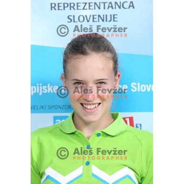 Manca Pislak, member of Slovenia team for Mersin 2013 Mediteranean Games during official presentation in Terme Zrece, Slovenia on June 12, 2013 