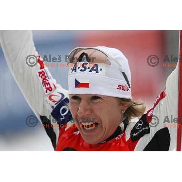 Katerina Neumannova at Cross-country Ladies 10 km free at FIS Nordic Ski WC Sapporo, Hokaido, Japan