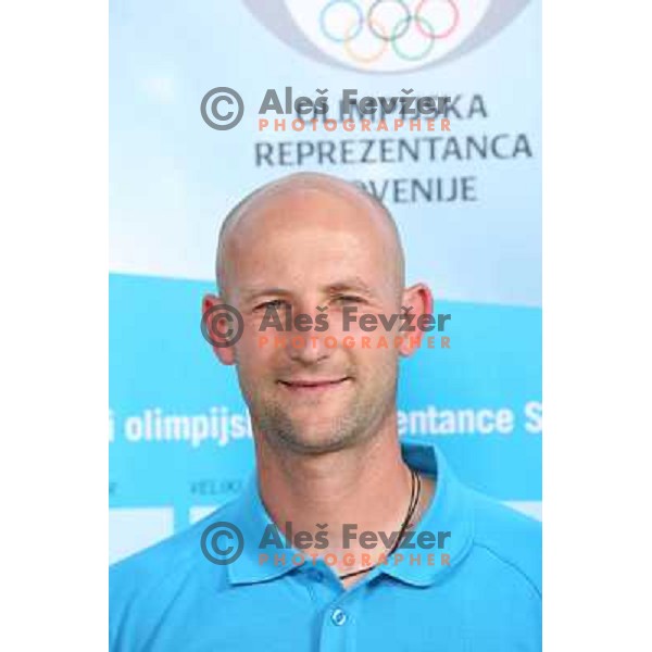 Daniel Santl, member of Slovenia team for Mersin 2013 Mediteranean Games during official presentation in Terme Zrece, Slovenia on June 12, 2013 