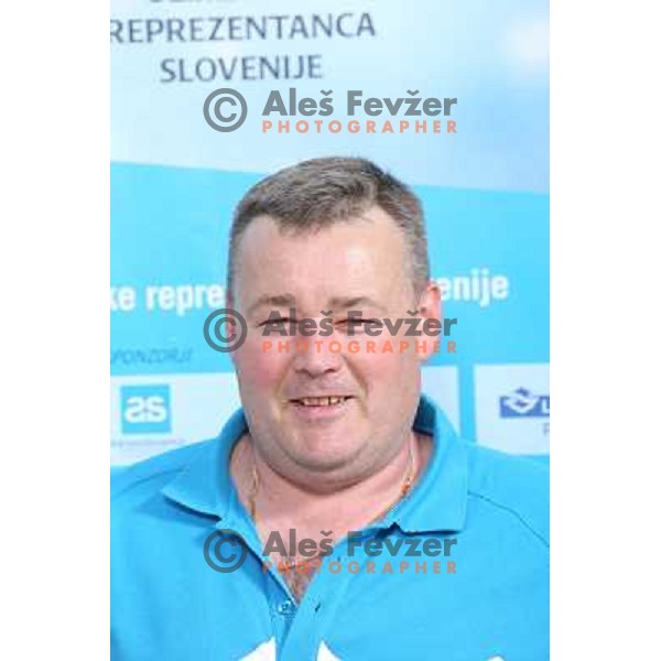 Bostjan Macek, member of Slovenia team for Mersin 2013 Mediteranean Games during official presentation in Terme Zrece, Slovenia on June 12, 2013 