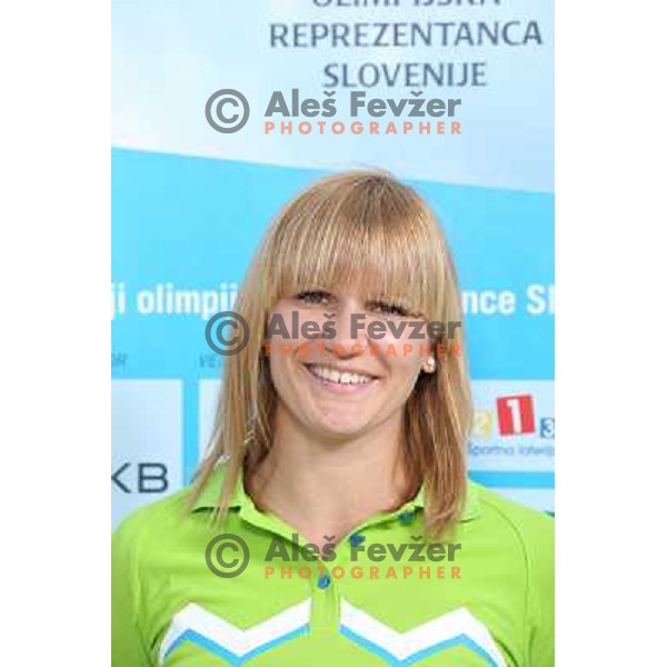 Neli Irman, member of Slovenia team for Mersin 2013 Mediteranean Games during official presentation in Terme Zrece, Slovenia on June 12, 2013 
