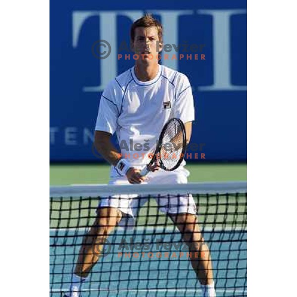 Aljaz Bedene of Slovenia in action during first round of Tilia Slovenia Open- ATP Challenger tour, played in SRC Marina, Portoroz, Slovenia on July 2, 2013 
