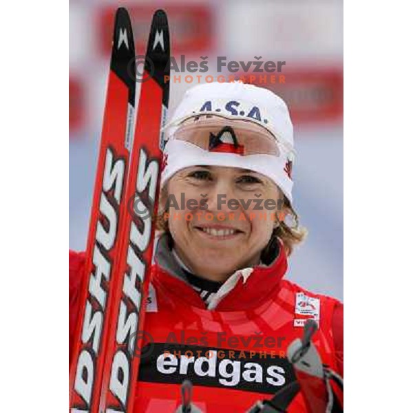 Katerina Neumannova at Cross-country Ladies 10 km free at FIS Nordic Ski WC Sapporo, Hokaido, Japan