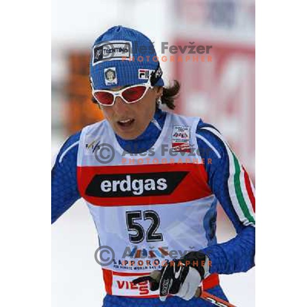 Antonella Confortola at Cross-country Ladies 10 km free at FIS Nordic Ski WC Sapporo, Hokaido, Japan