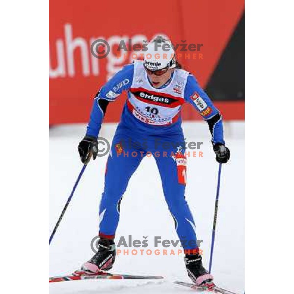 Katja Visnar at Cross-country Ladies 10 km free at FIS Nordic Ski WC Sapporo, Hokaido, Japan