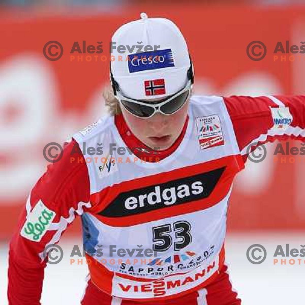 Muerer Stemland at Cross-country Ladies 10 km free at FIS Nordic Ski WC Sapporo, Hokaido, Japan