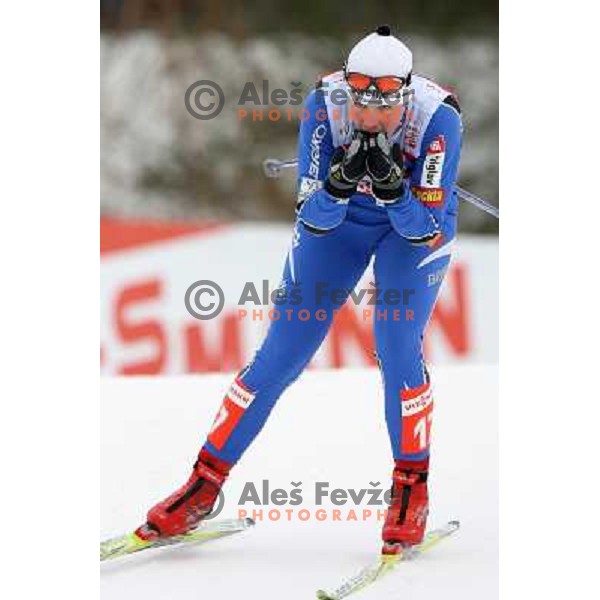 Vesna Fabjan at Cross-country Ladies 10 km free at FIS Nordic Ski WC Sapporo, Hokaido, Japan