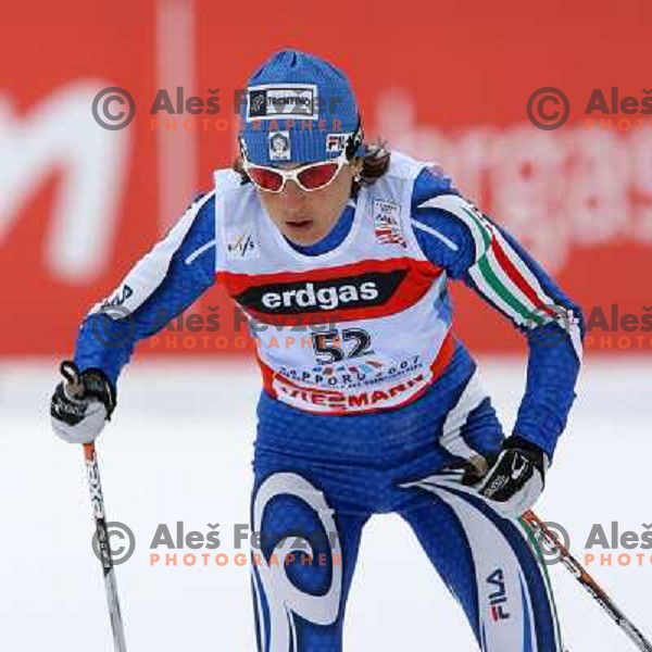 Antonella Confortola at Cross-country Ladies 10 km free at FIS Nordic Ski WC Sapporo, Hokaido, Japan