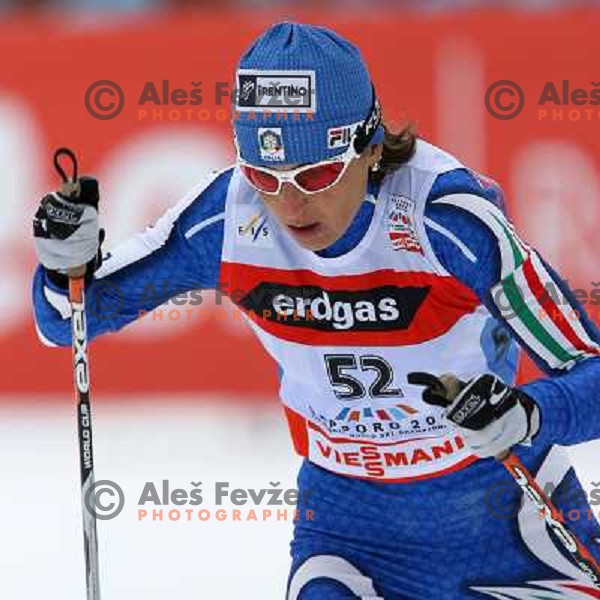 Antonella Confortola at Cross-country Ladies 10 km free at FIS Nordic Ski WC Sapporo, Hokaido, Japan